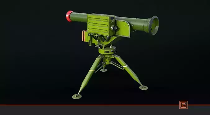 Baktar-Shikan Low-poly 3D model