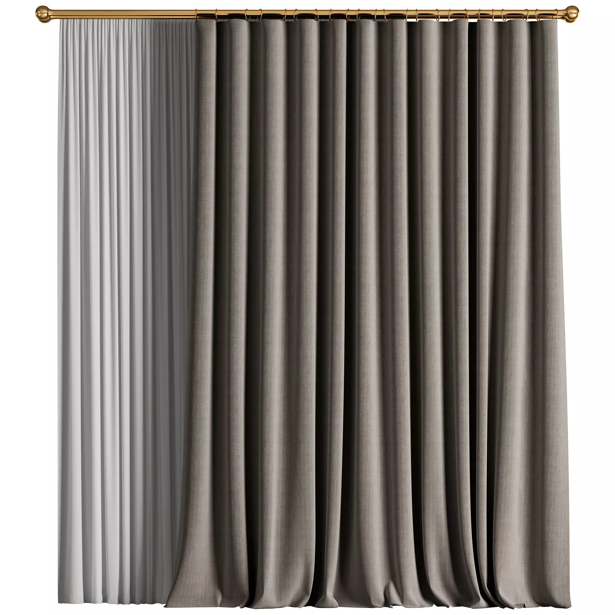 Curtain 015 3D model_0