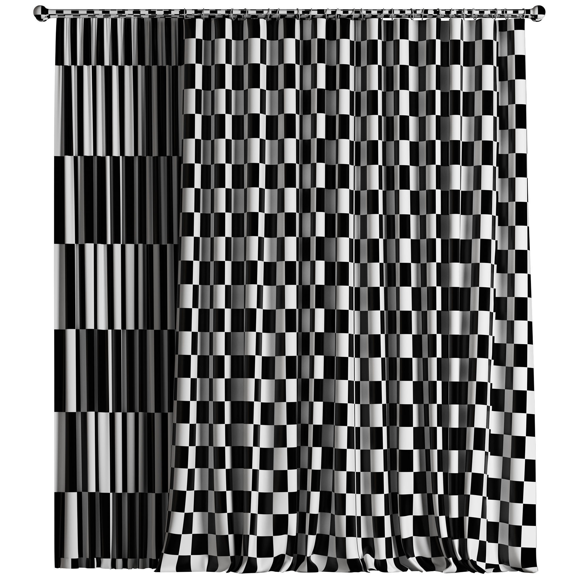 Curtain 015 3D model_3