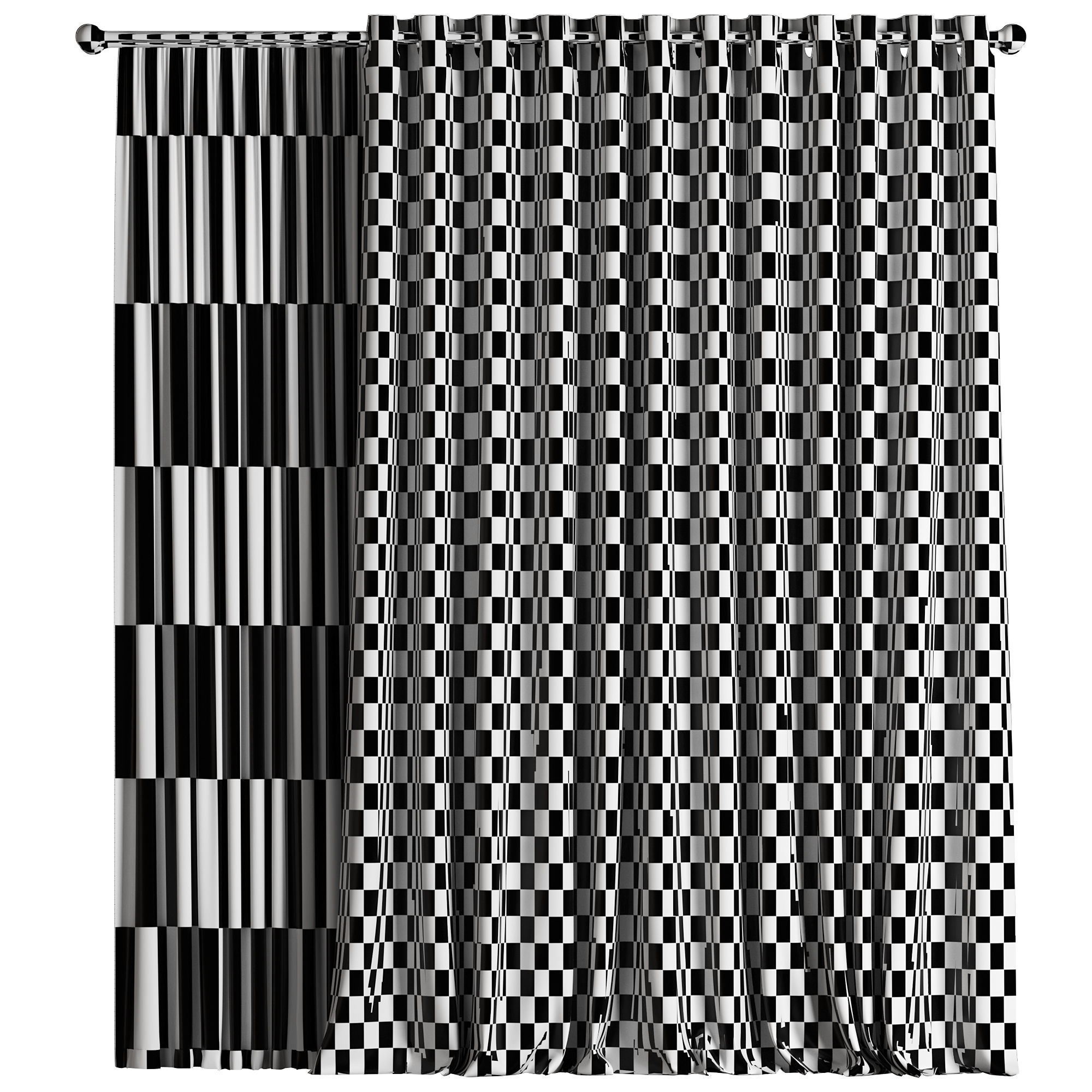 Curtain 016 3D model_3