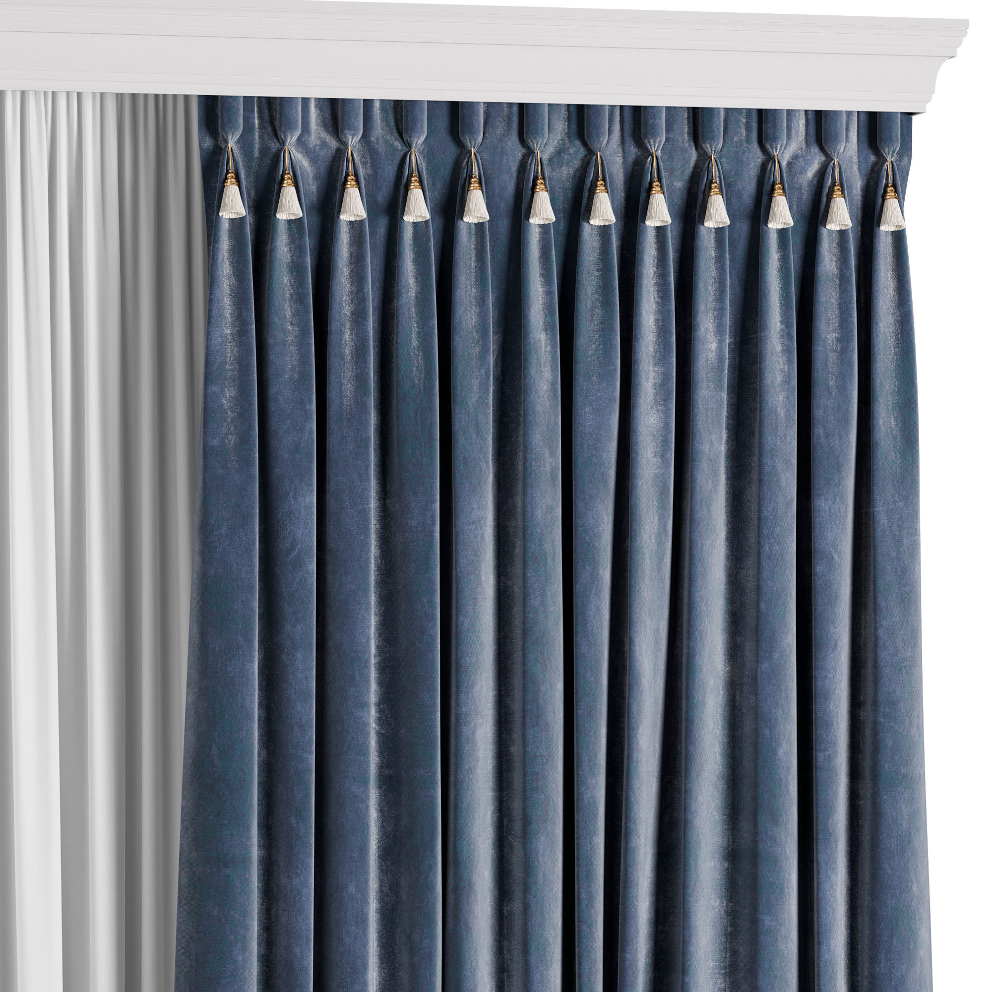 Curtain 056 3D model_1