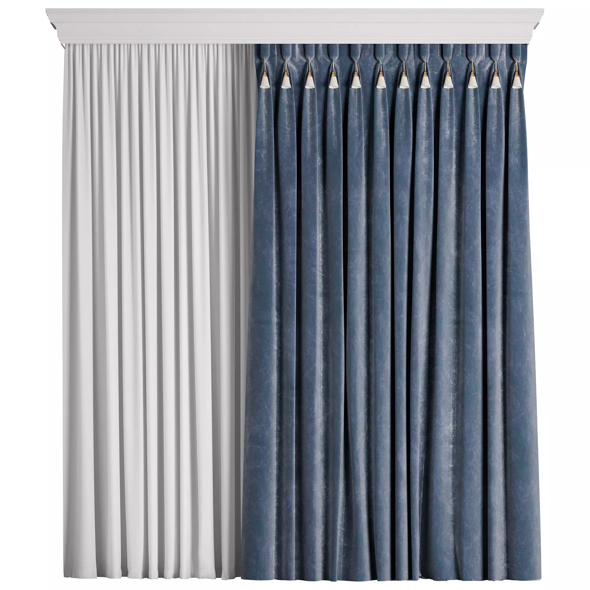Curtain 056 3D model_0