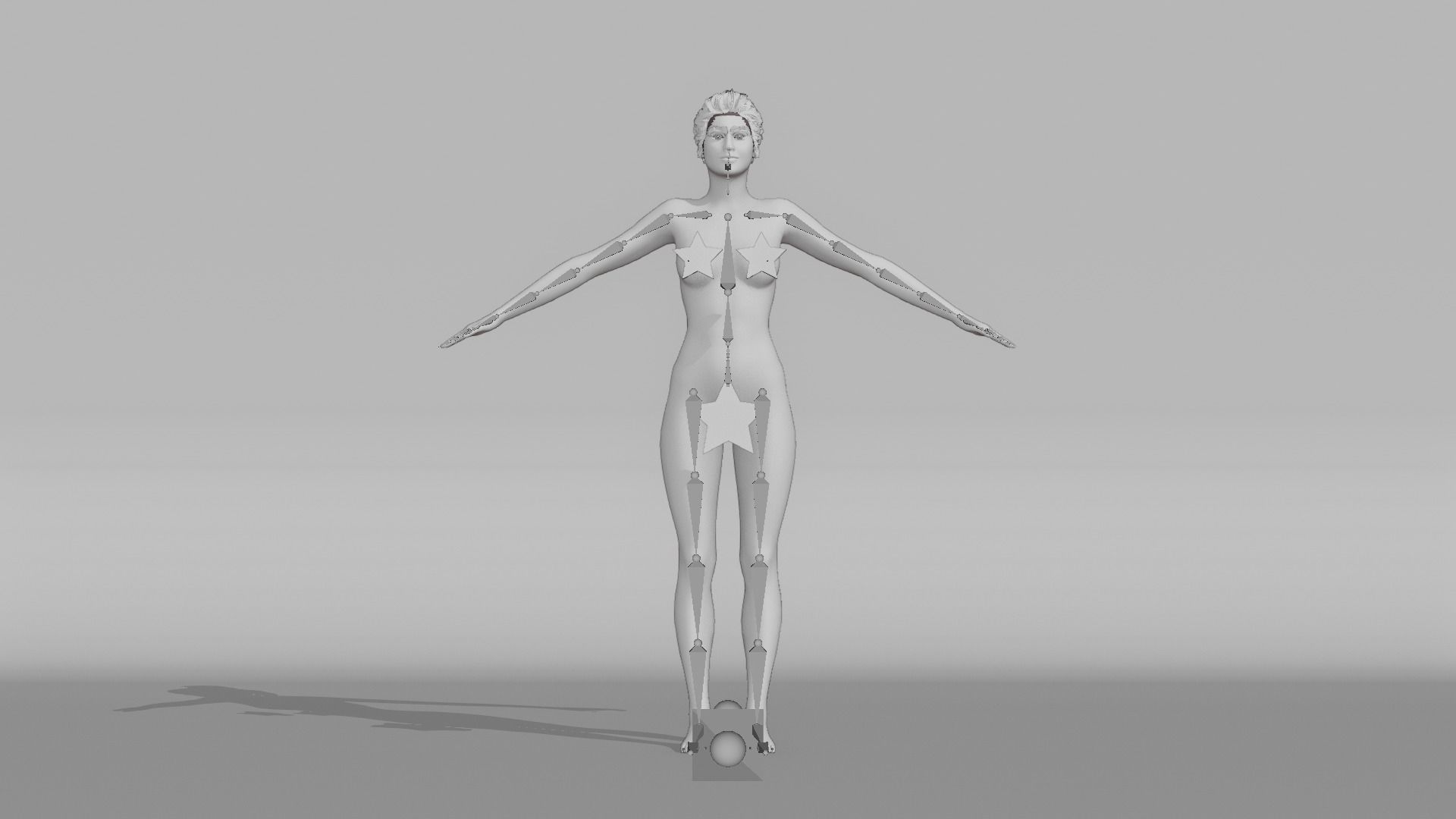 Realistic Female - Sarah 3D model_11