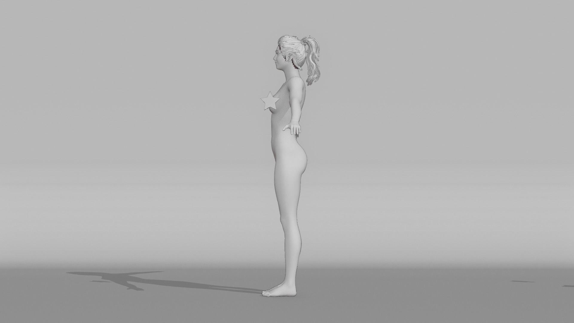 Realistic Female - Sarah 3D model_9