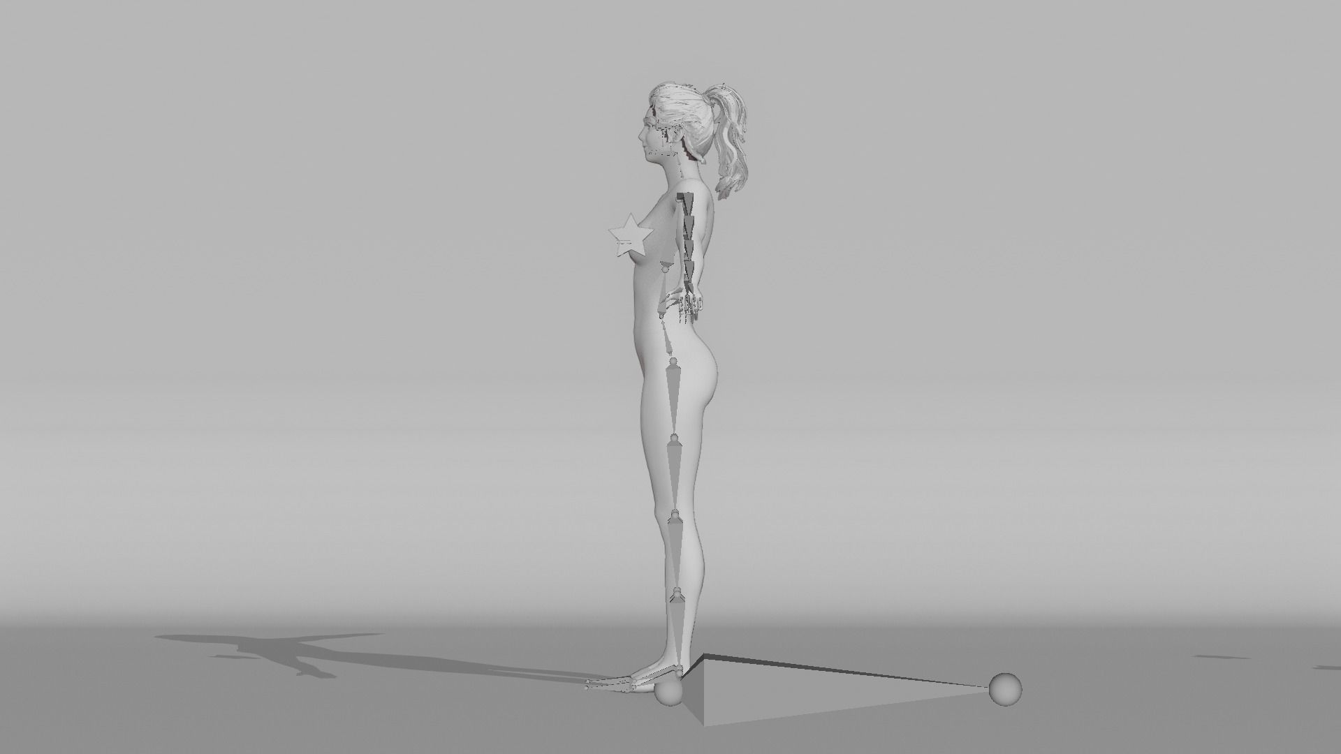 Realistic Female - Sarah 3D model_14