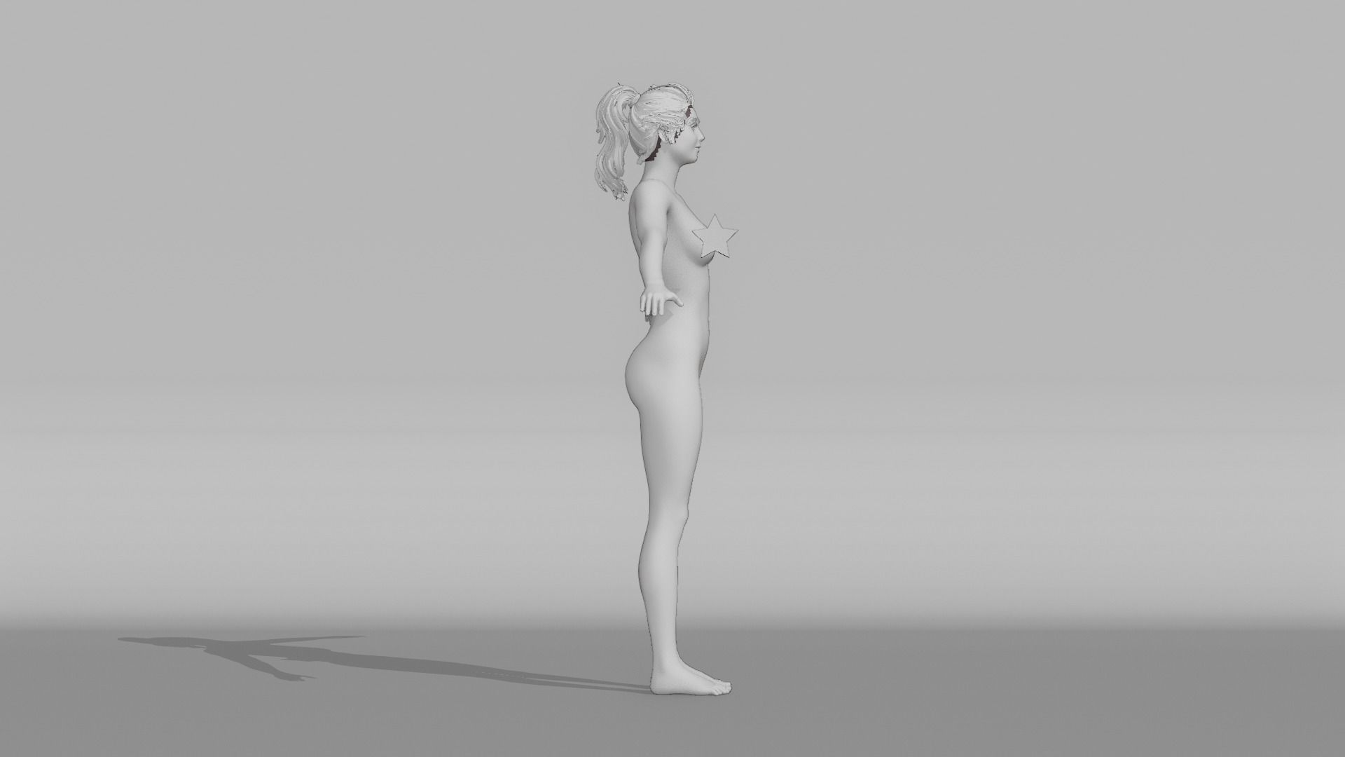 Realistic Female - Sarah 3D model_7