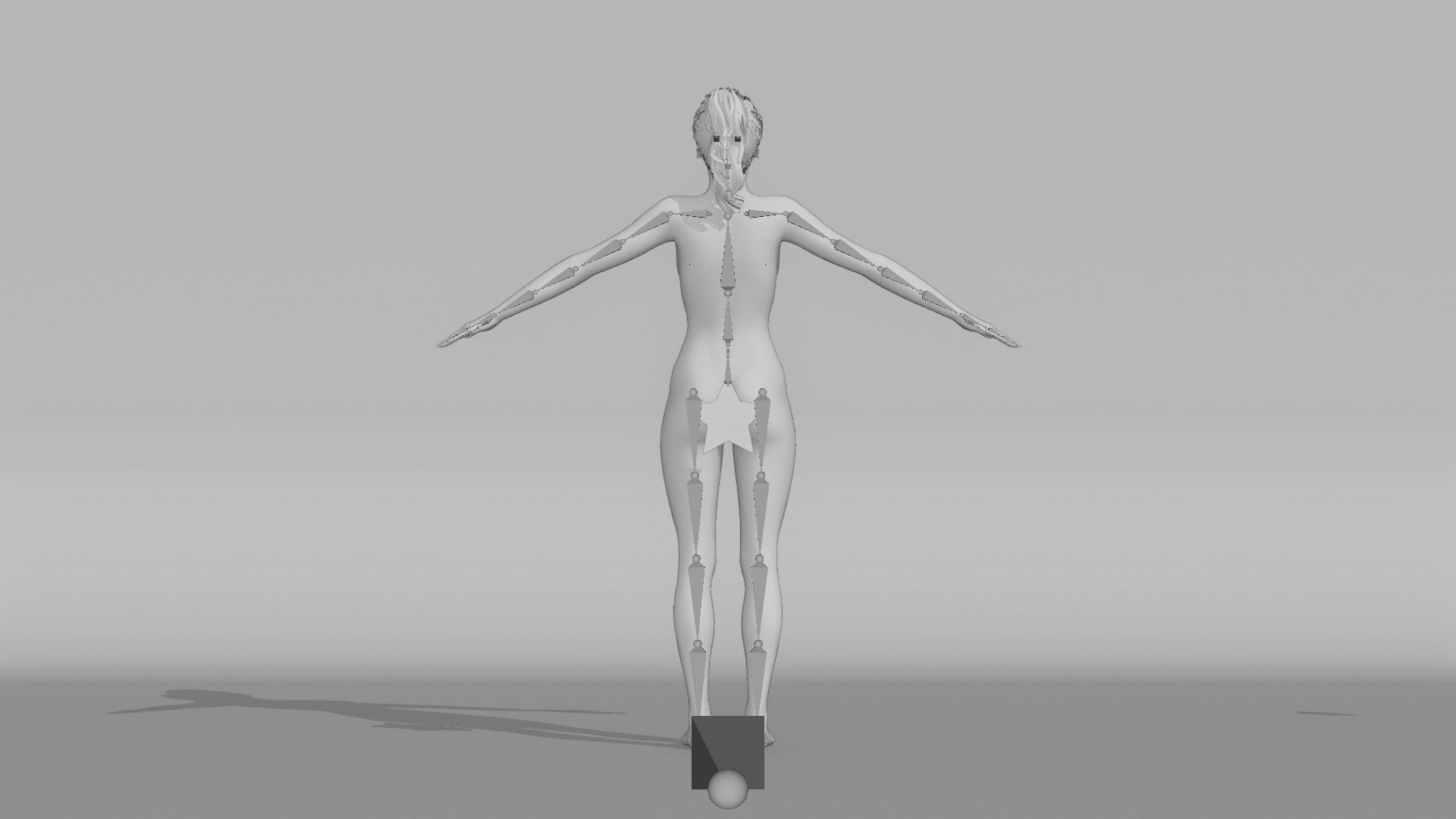 Realistic Female - Sarah 3D model_13