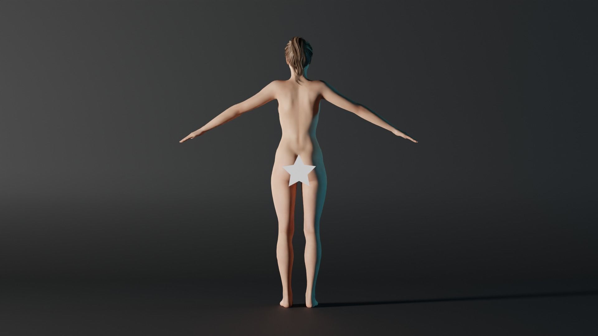 Realistic Female - Sarah 3D model_3