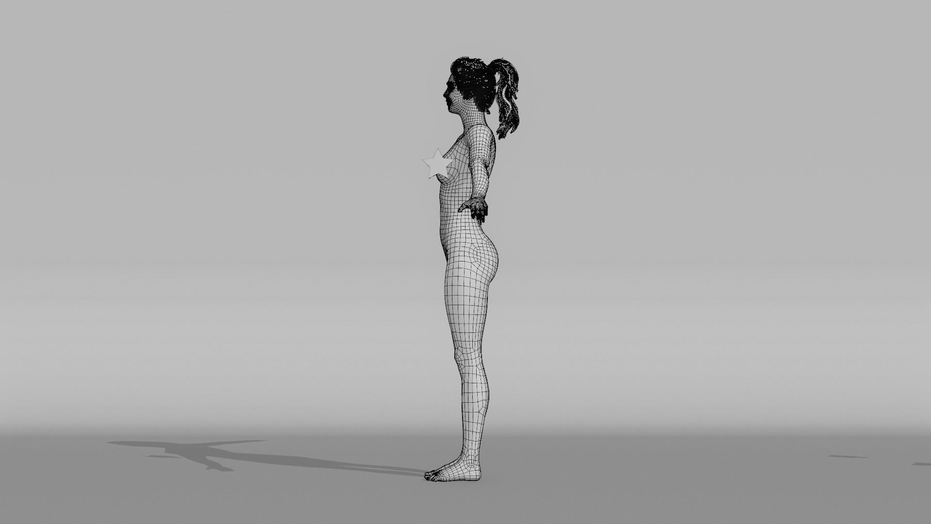 Realistic Female - Sarah 3D model_19