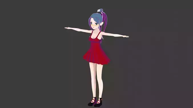 Animes girl model