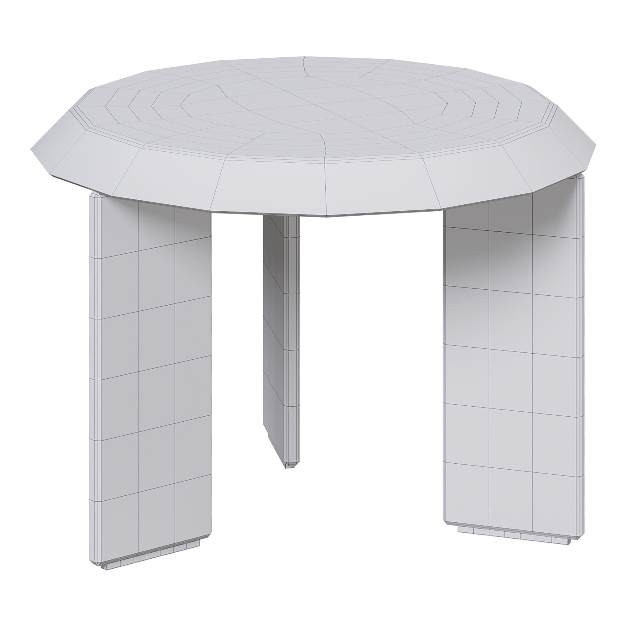 Keel table  3D model_3