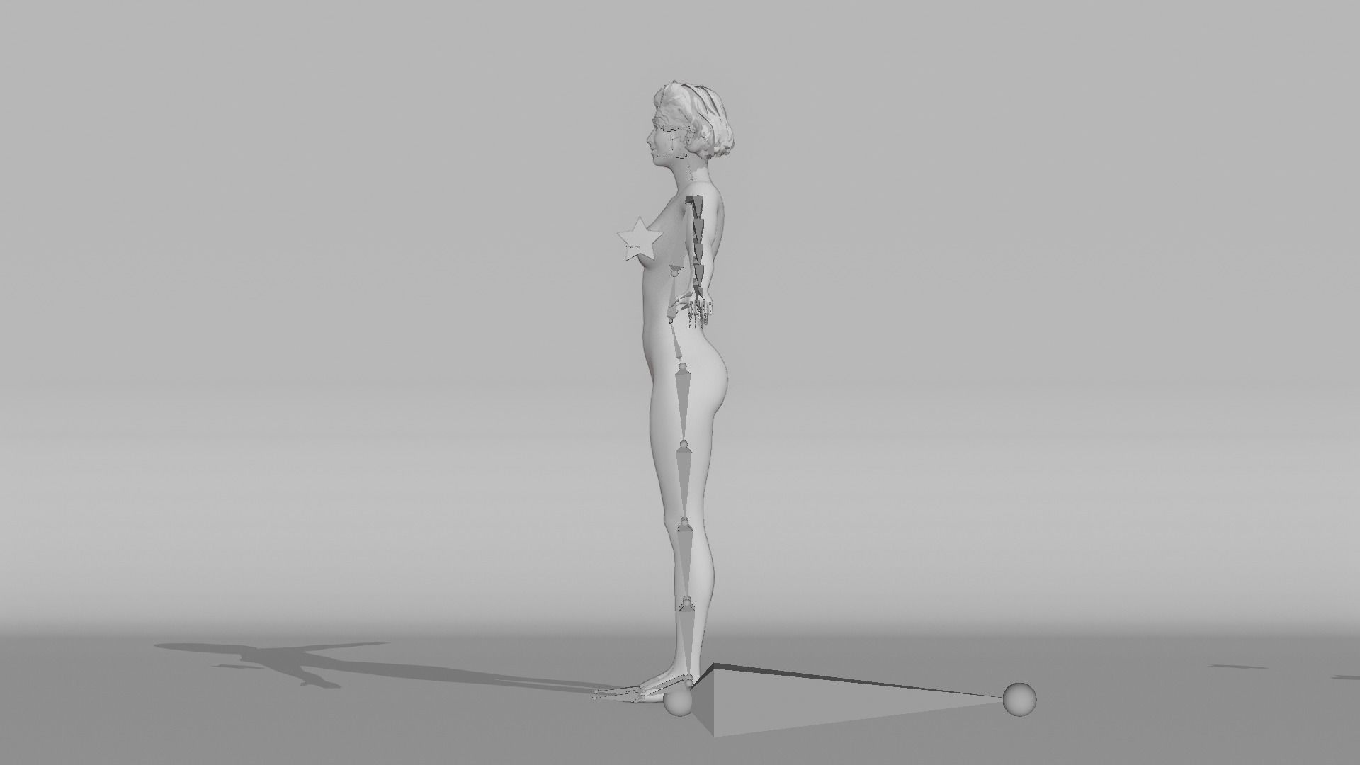 Realistic Female - Mary 3D model_14