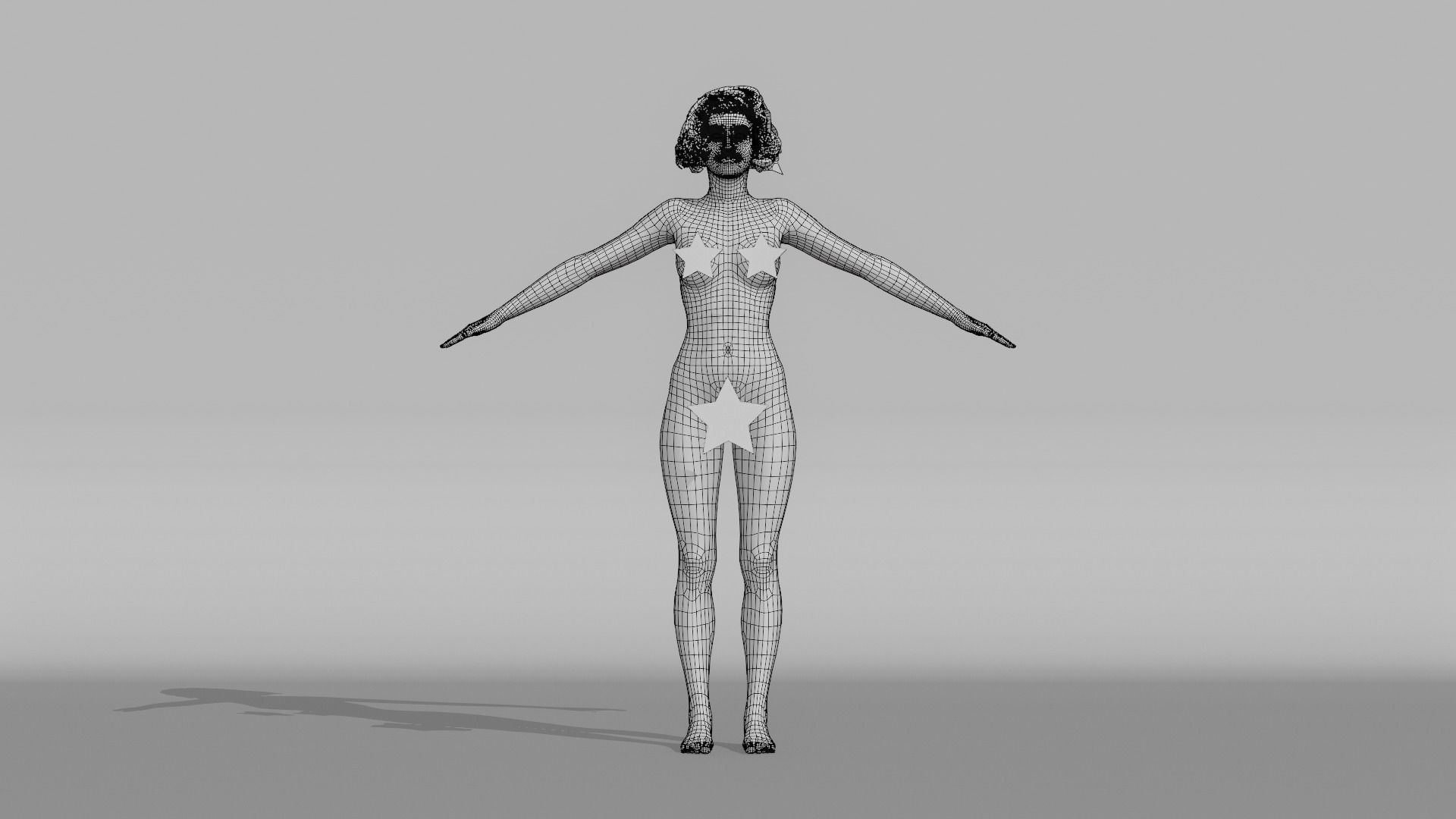 Realistic Female - Mary 3D model_16