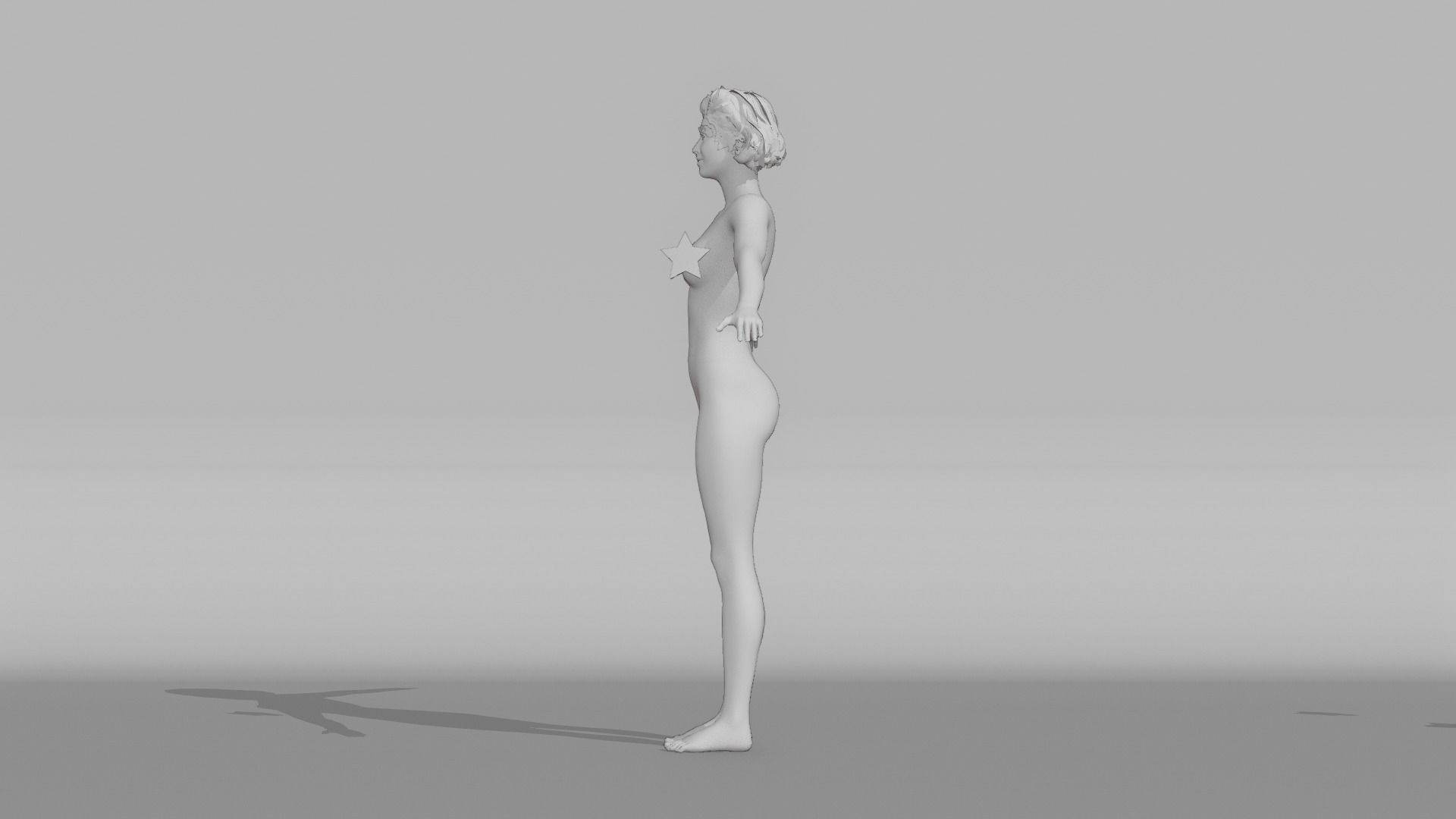 Realistic Female - Mary 3D model_9