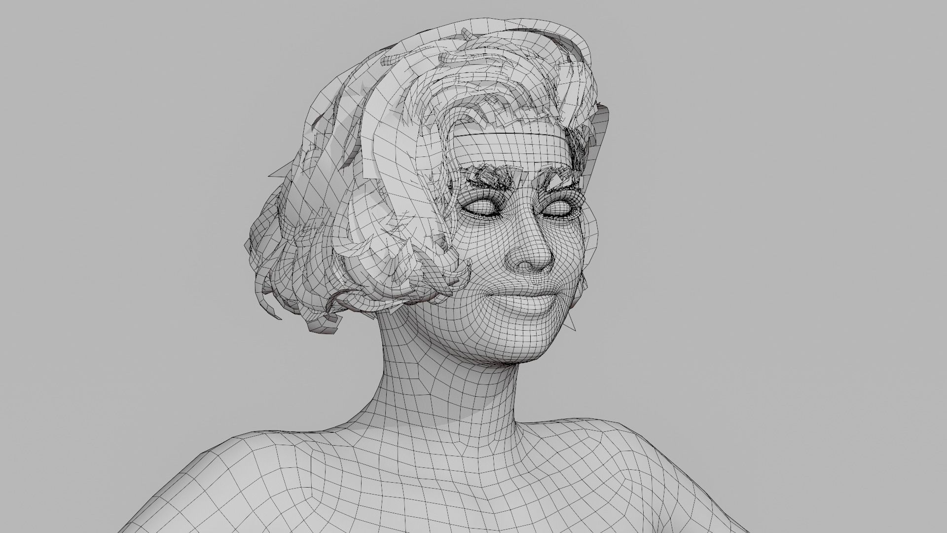 Realistic Female - Mary 3D model_15