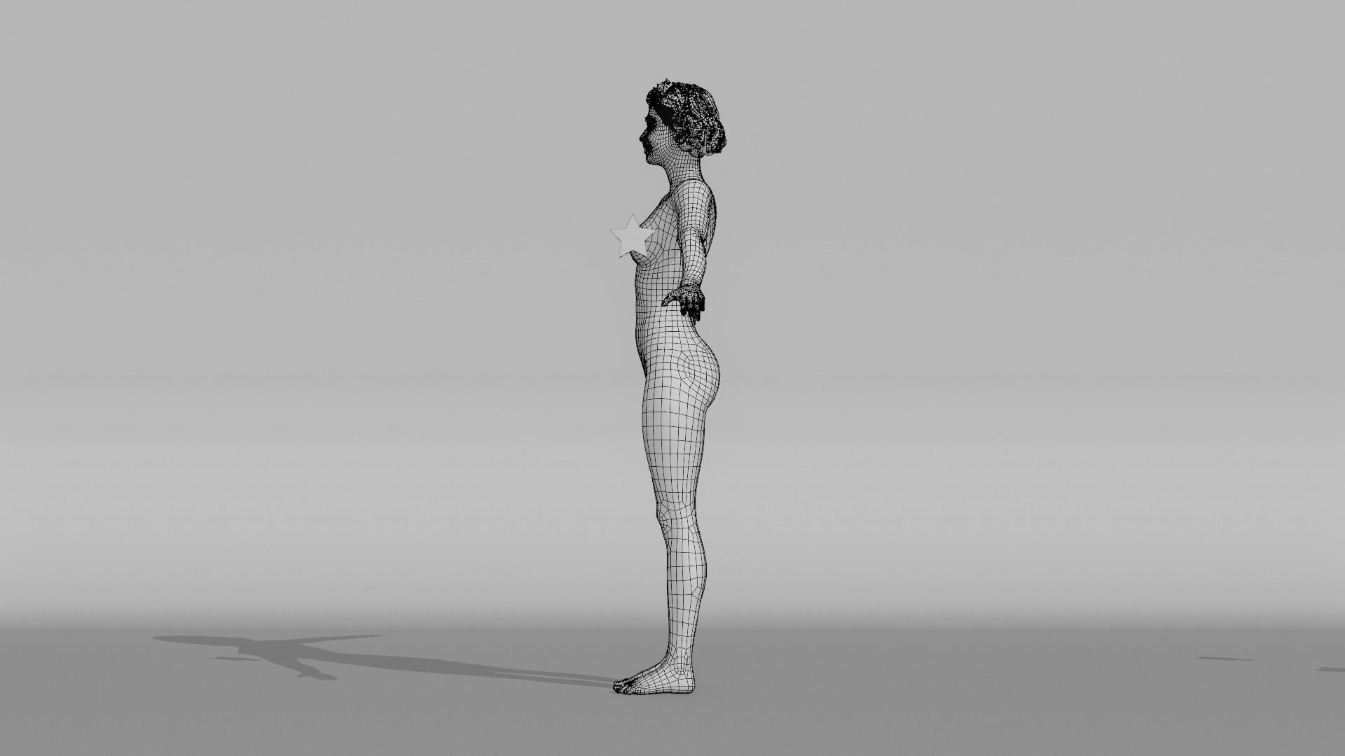 Realistic Female - Mary 3D model_19