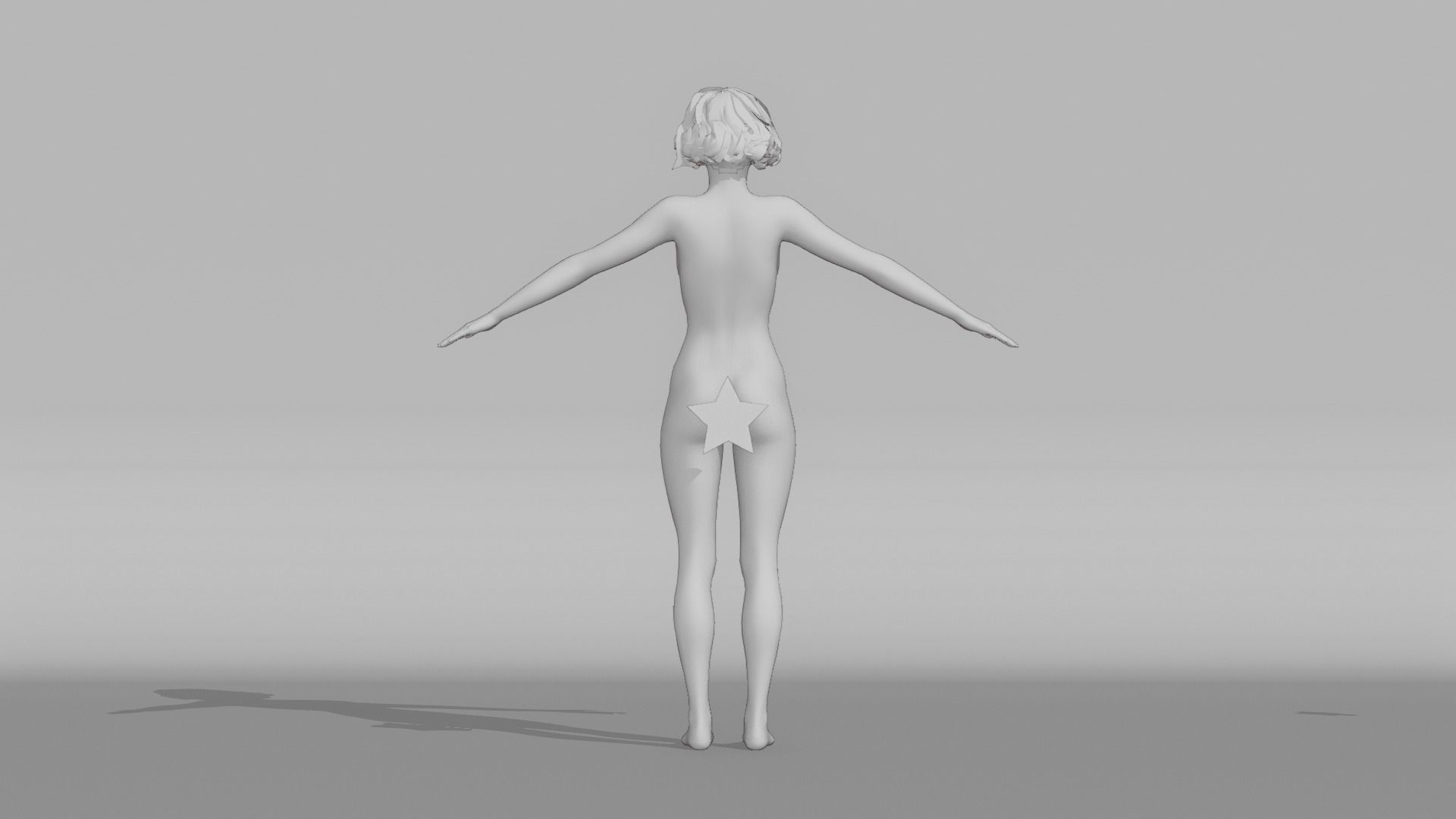 Realistic Female - Mary 3D model_8