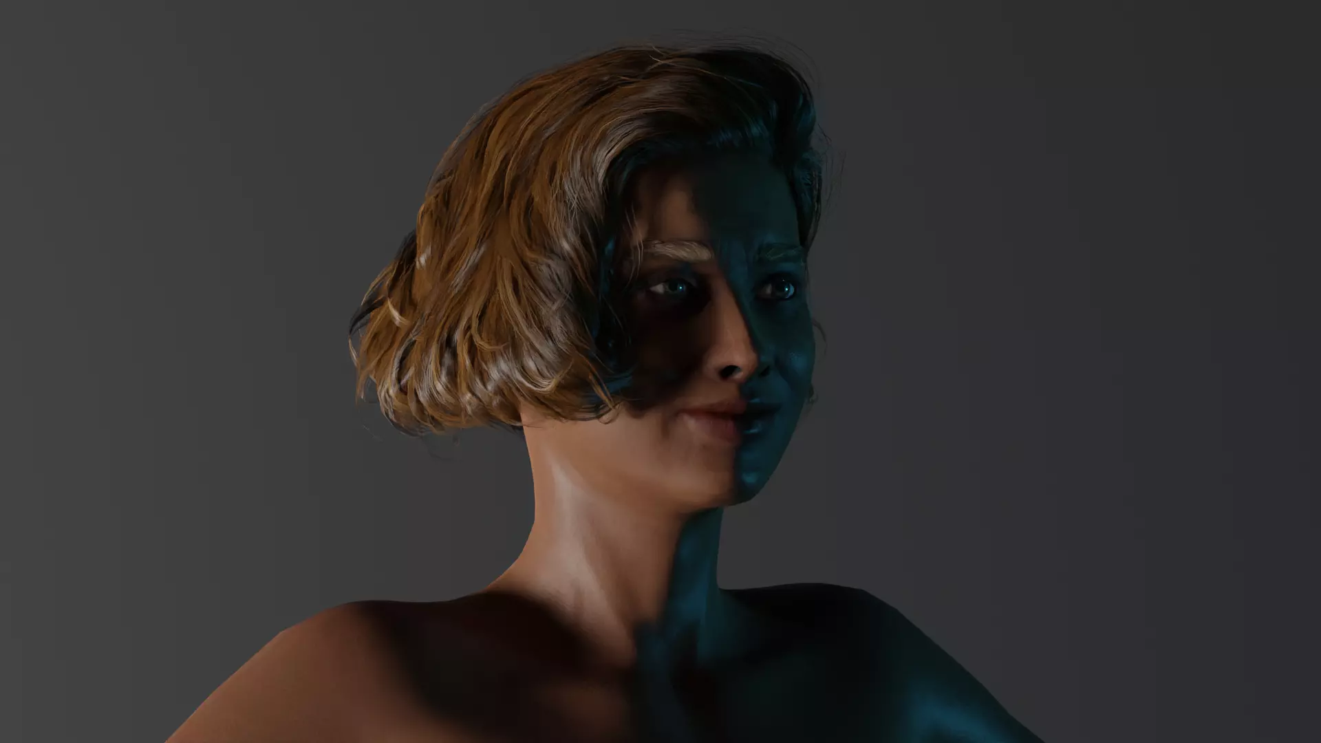 Realistic Female - Mary 3D model_0