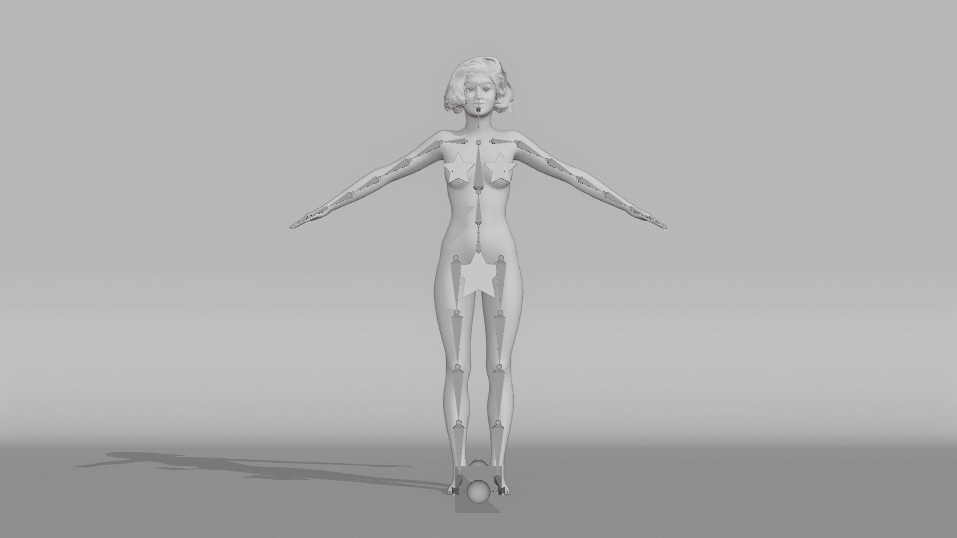 Realistic Female - Mary 3D model_11