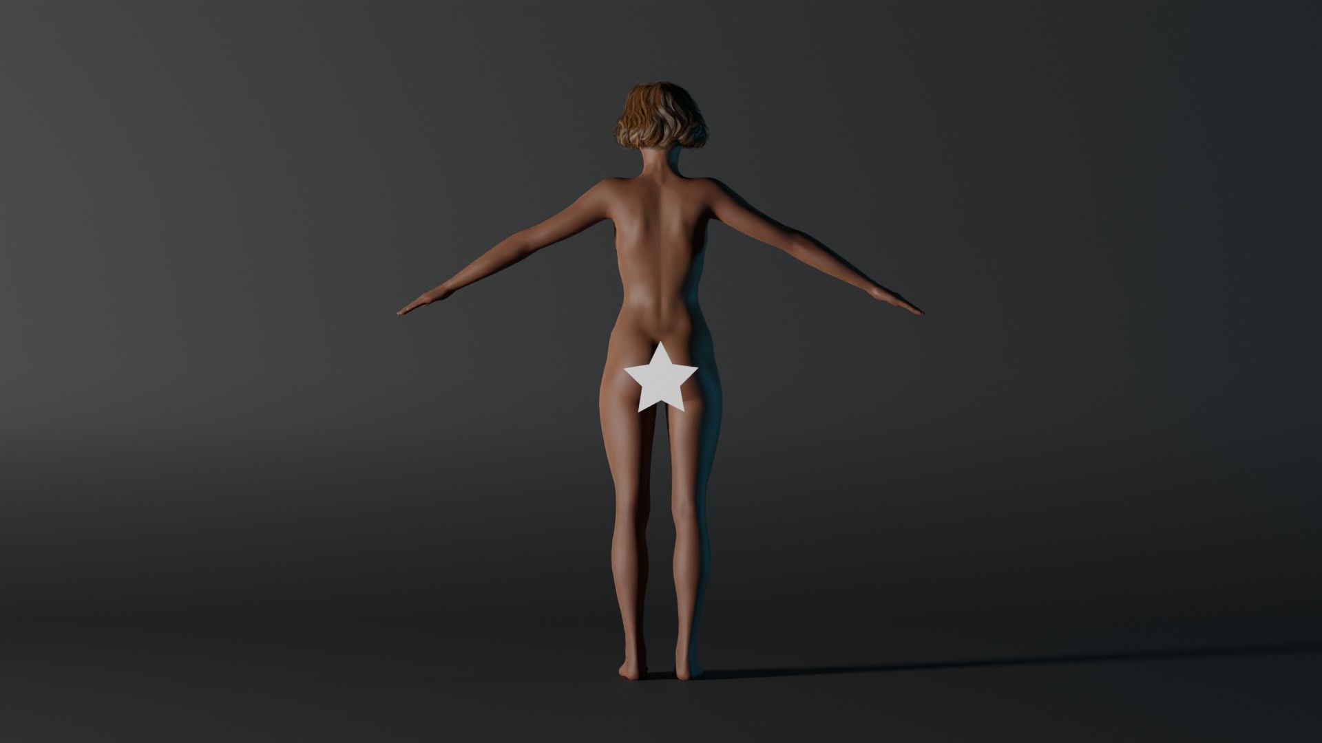 Realistic Female - Mary 3D model_3