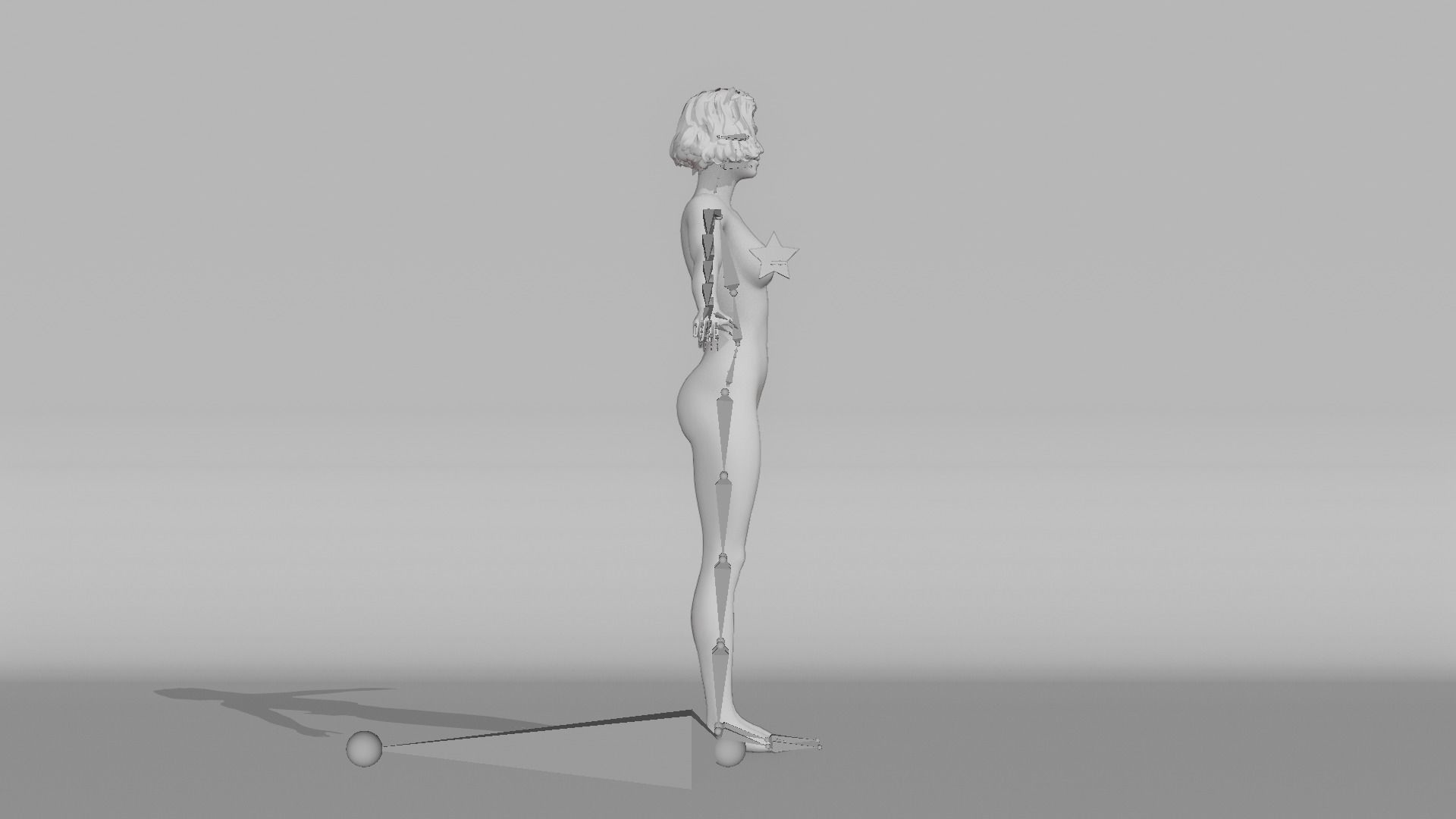 Realistic Female - Mary 3D model_12