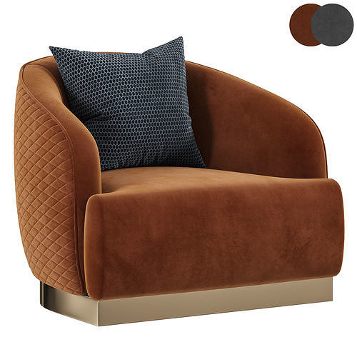 Rudas Armchair By Cazarina 3D model