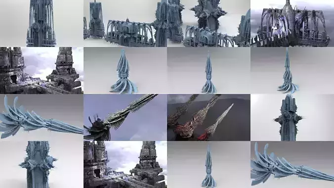 London Sci fi City Structures collection 2 