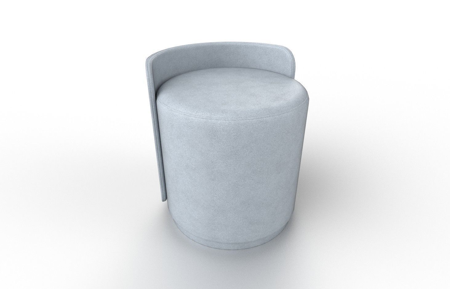 Pouf M04 Low-poly 3D model_2