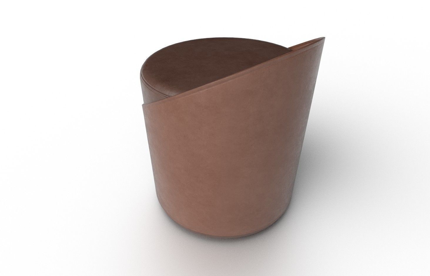 Pouf M07 Low-poly 3D model_5