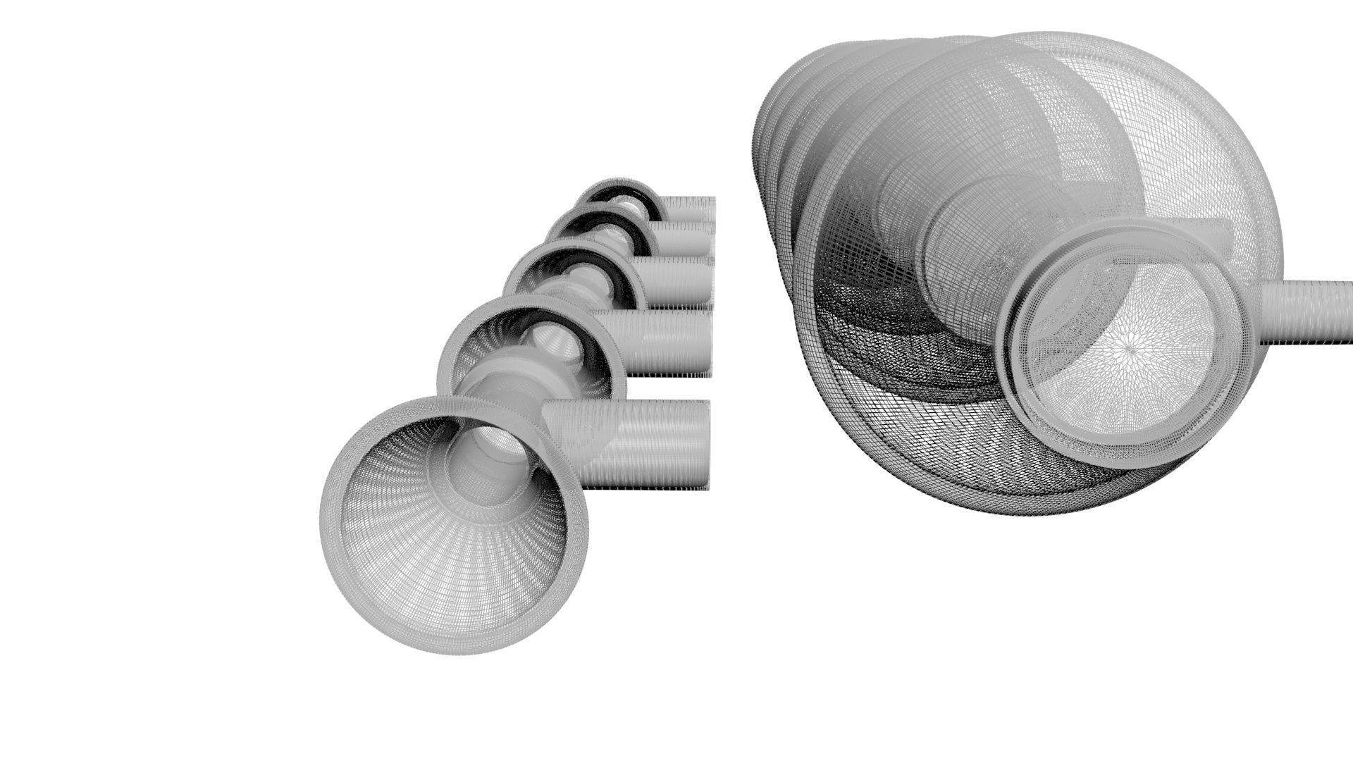 Lego Megaphones Set 3D model_15