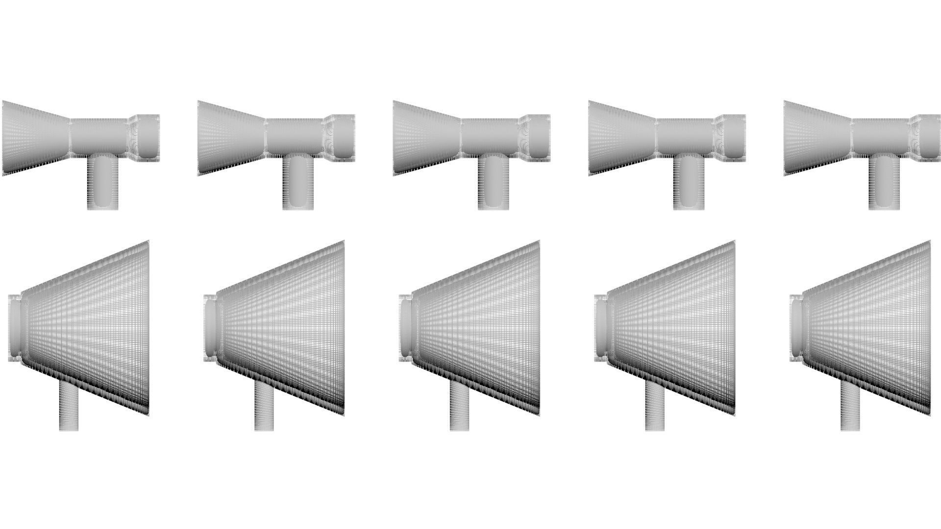 Lego Megaphones Set 3D model_17