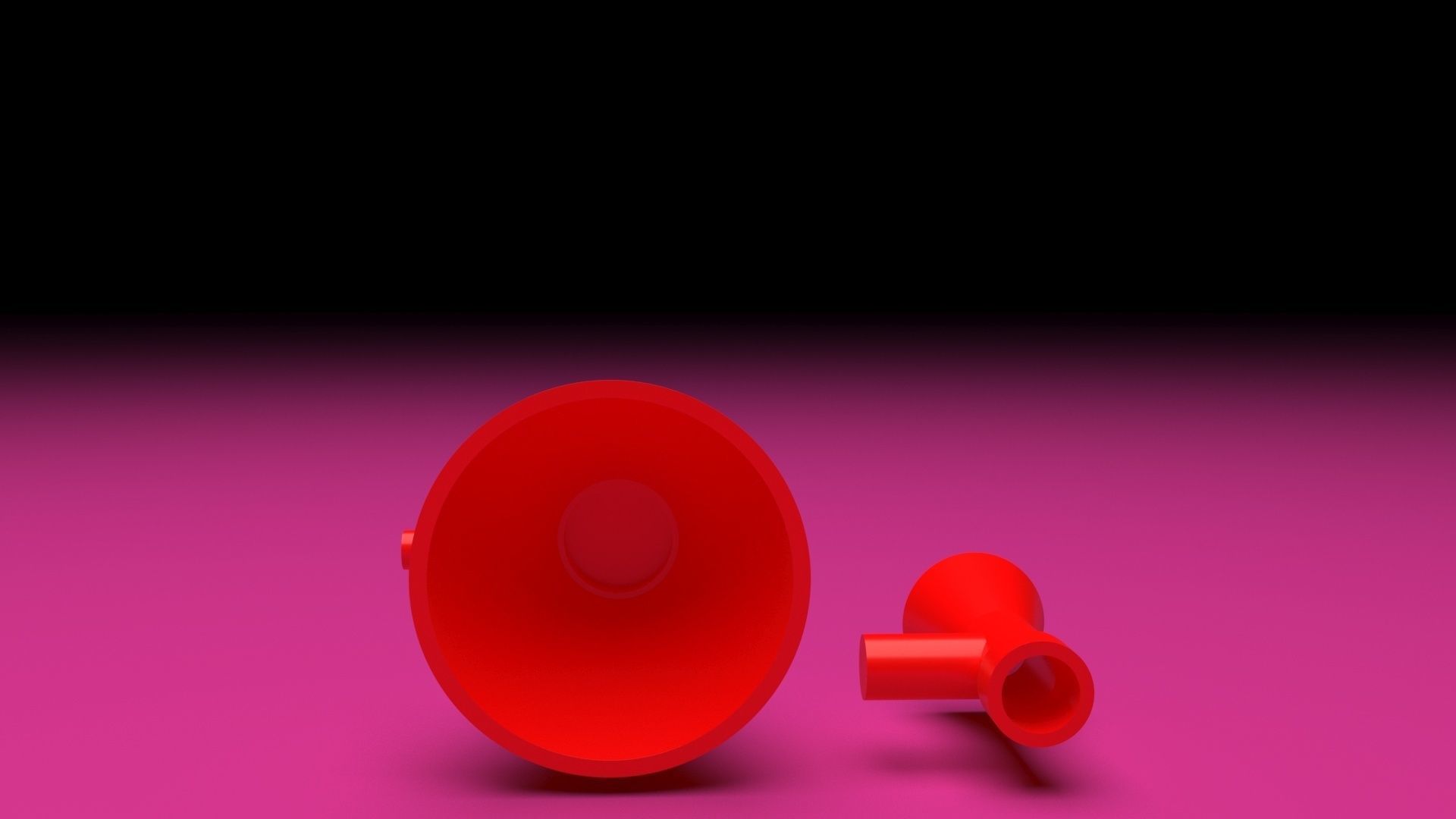 Lego Megaphones Set 3D model_25