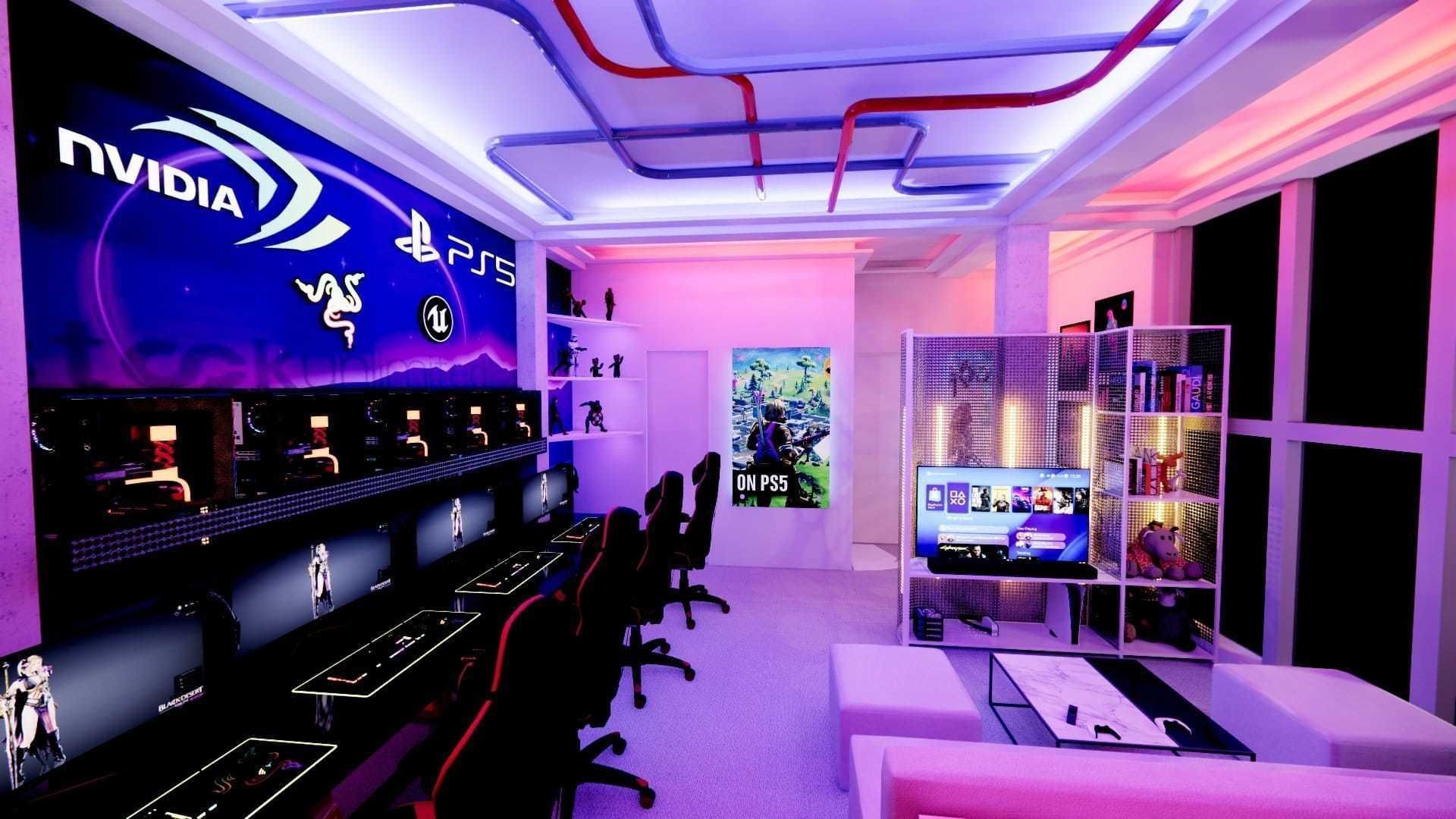 Game Room 3D model_5