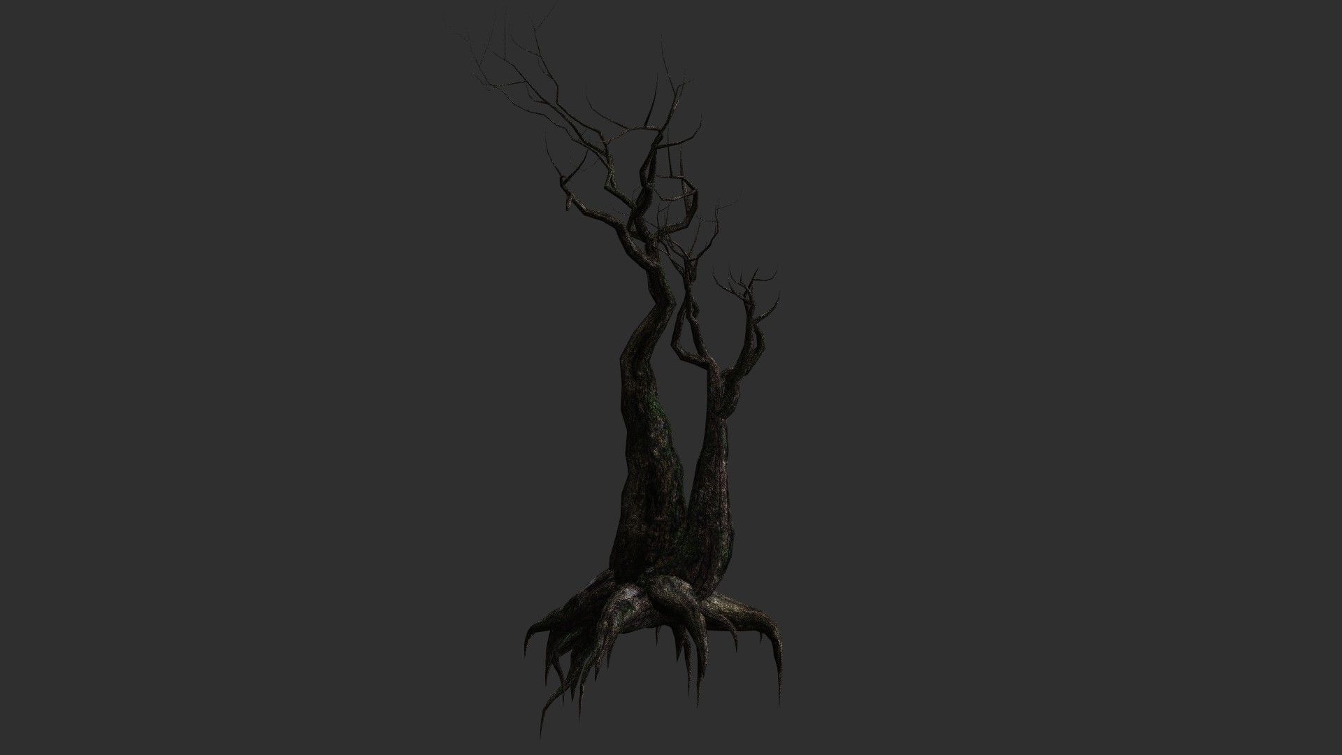 12 Dead Trees in Four Texture Options Low-poly 3D model_12
