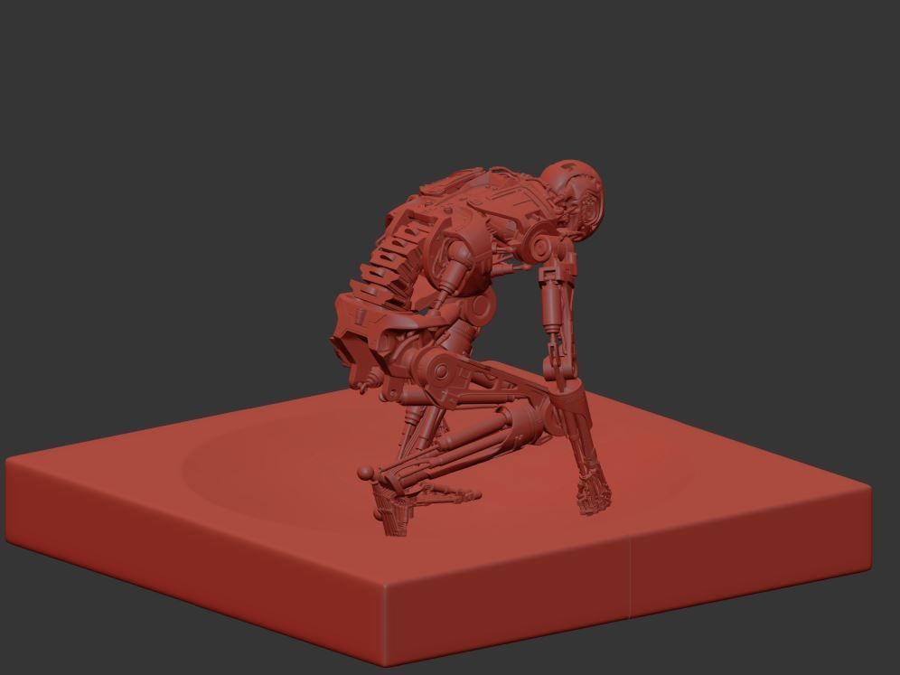 Terminator T800 T2 Arrival 3D print model_29