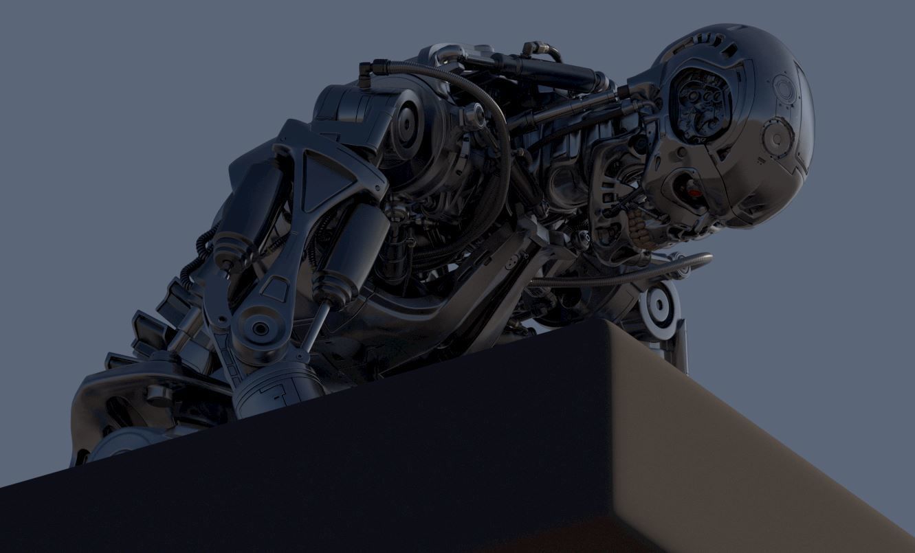 Terminator T800 T2 Arrival 3D print model_37