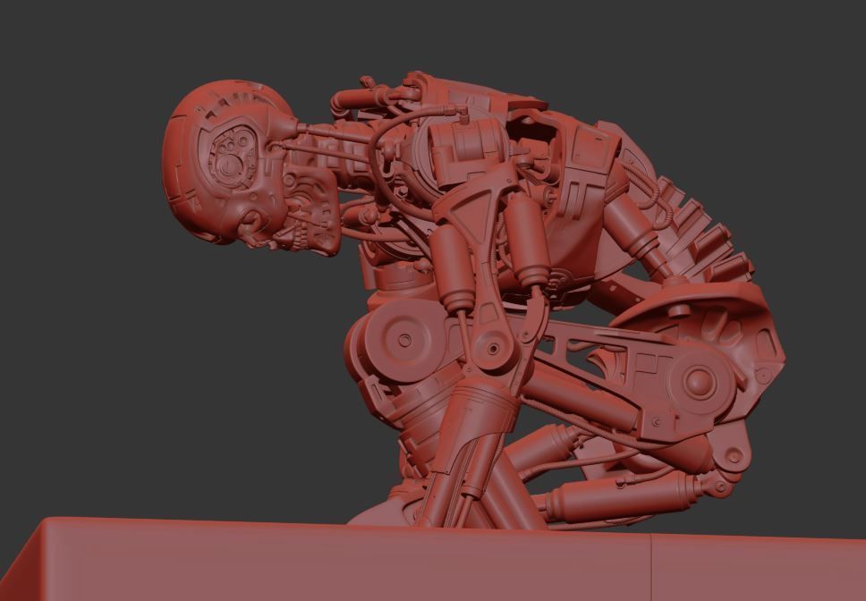 Terminator T800 T2 Arrival 3D print model_25