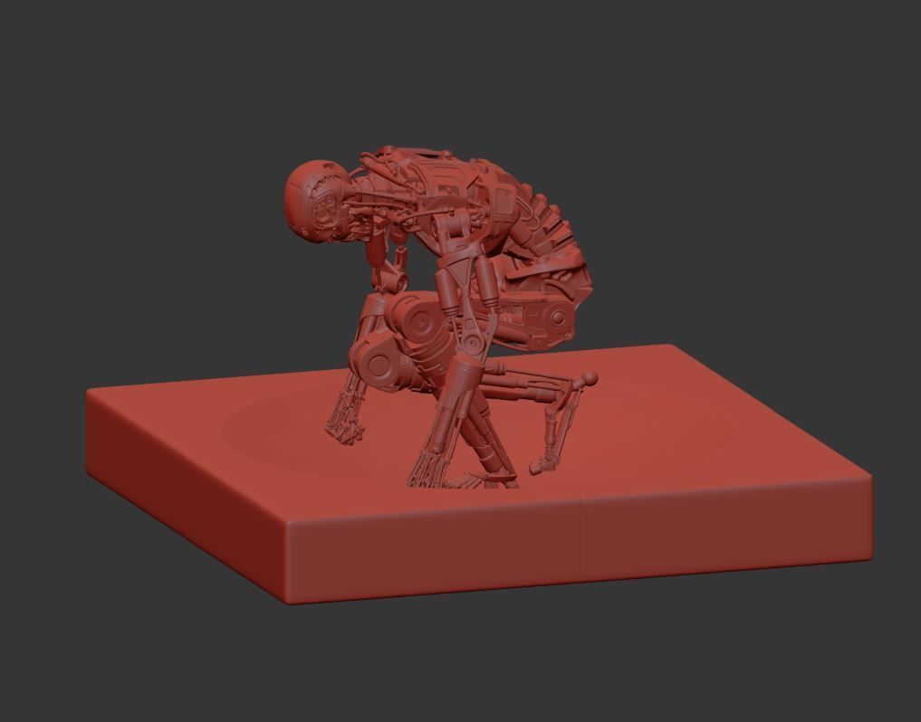 Terminator T800 T2 Arrival 3D print model_19