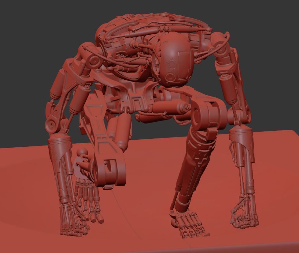 Terminator T800 T2 Arrival 3D print model_24