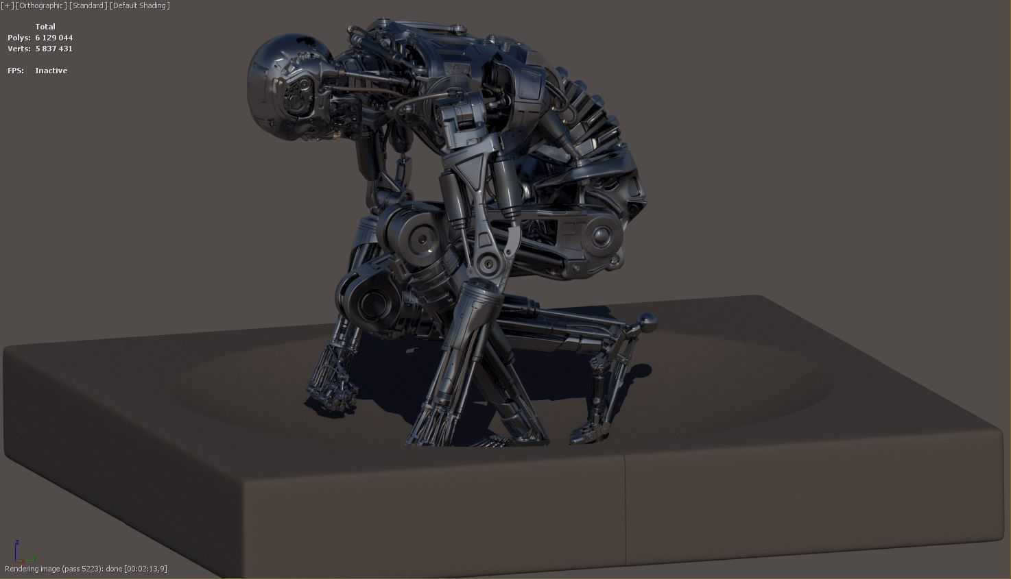 Terminator T800 T2 Arrival 3D print model_38