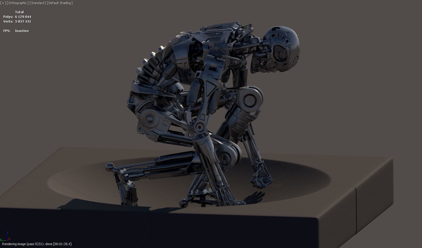 Terminator T800 T2 Arrival 3D print model_36