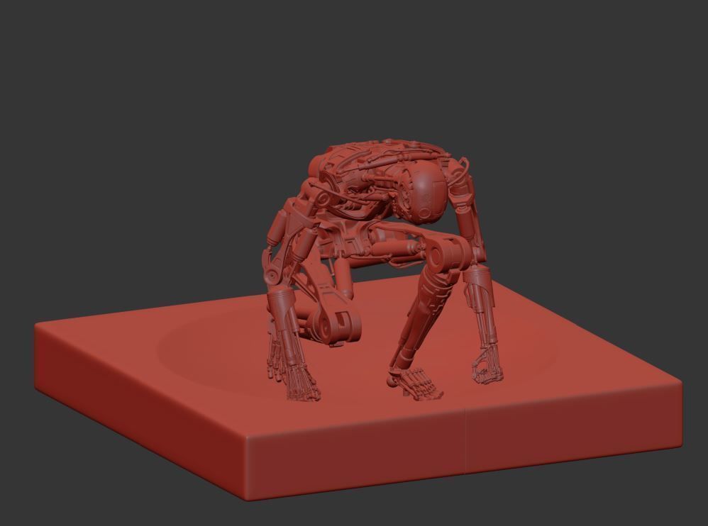 Terminator T800 T2 Arrival 3D print model_31