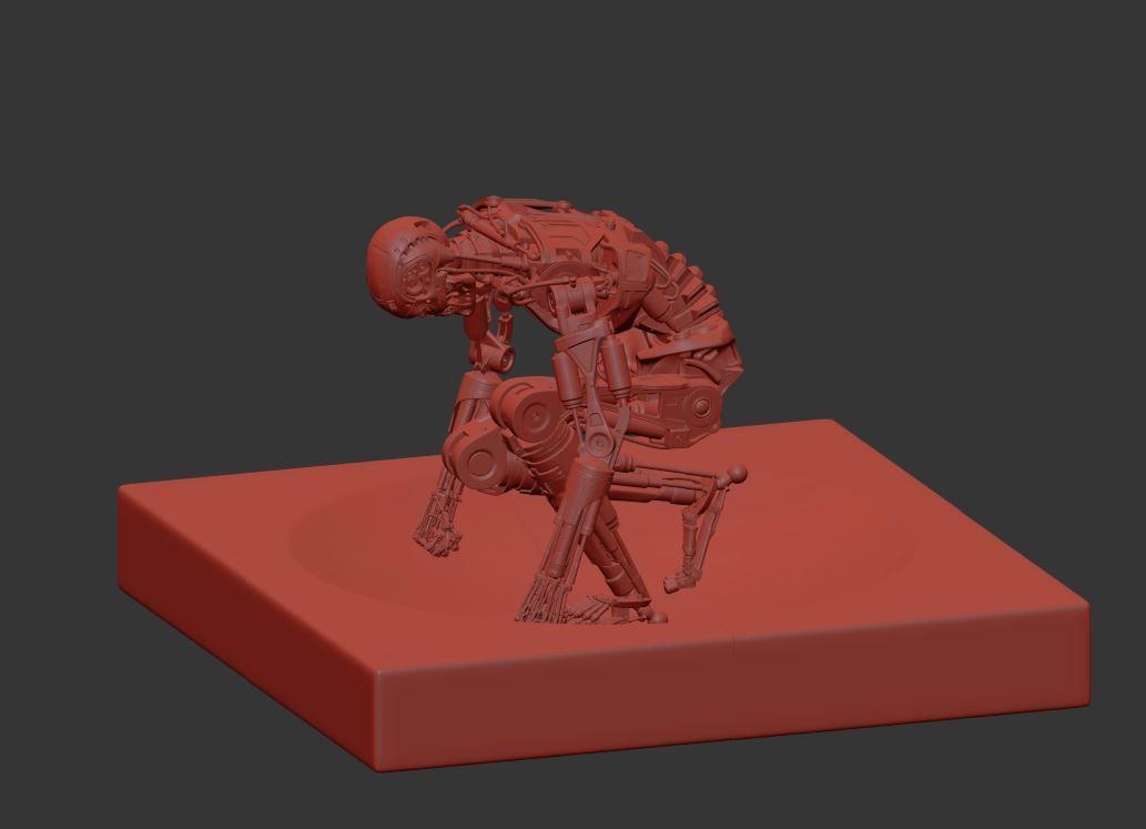 Terminator T800 T2 Arrival 3D print model_33