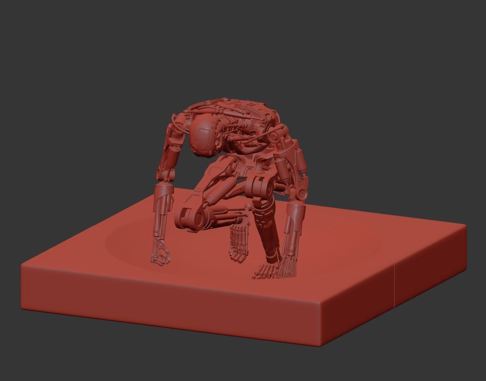 Terminator T800 T2 Arrival 3D print model_32