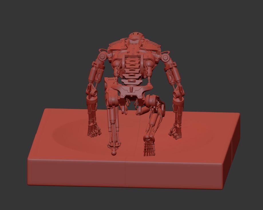 Terminator T800 T2 Arrival 3D print model_28