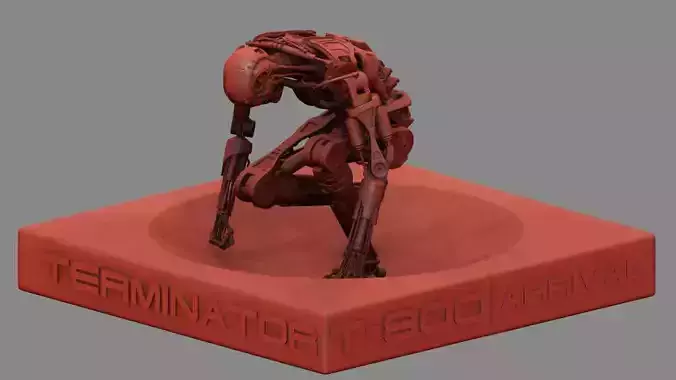 Terminator T800 T2 Arrival 3D print model