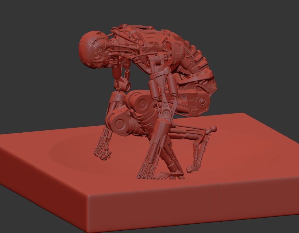 Terminator T800 T2 Arrival 3D print model_26