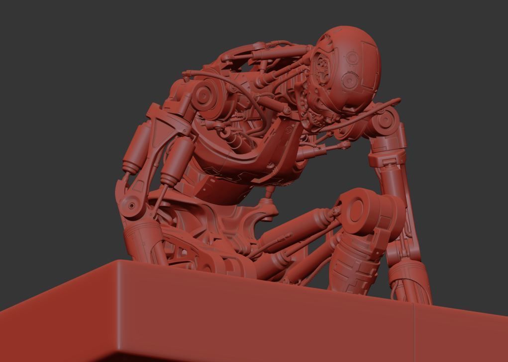 Terminator T800 T2 Arrival 3D print model_18