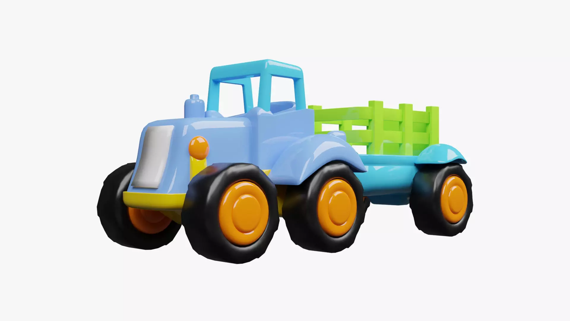 Kids Toys - Tractor 3D model