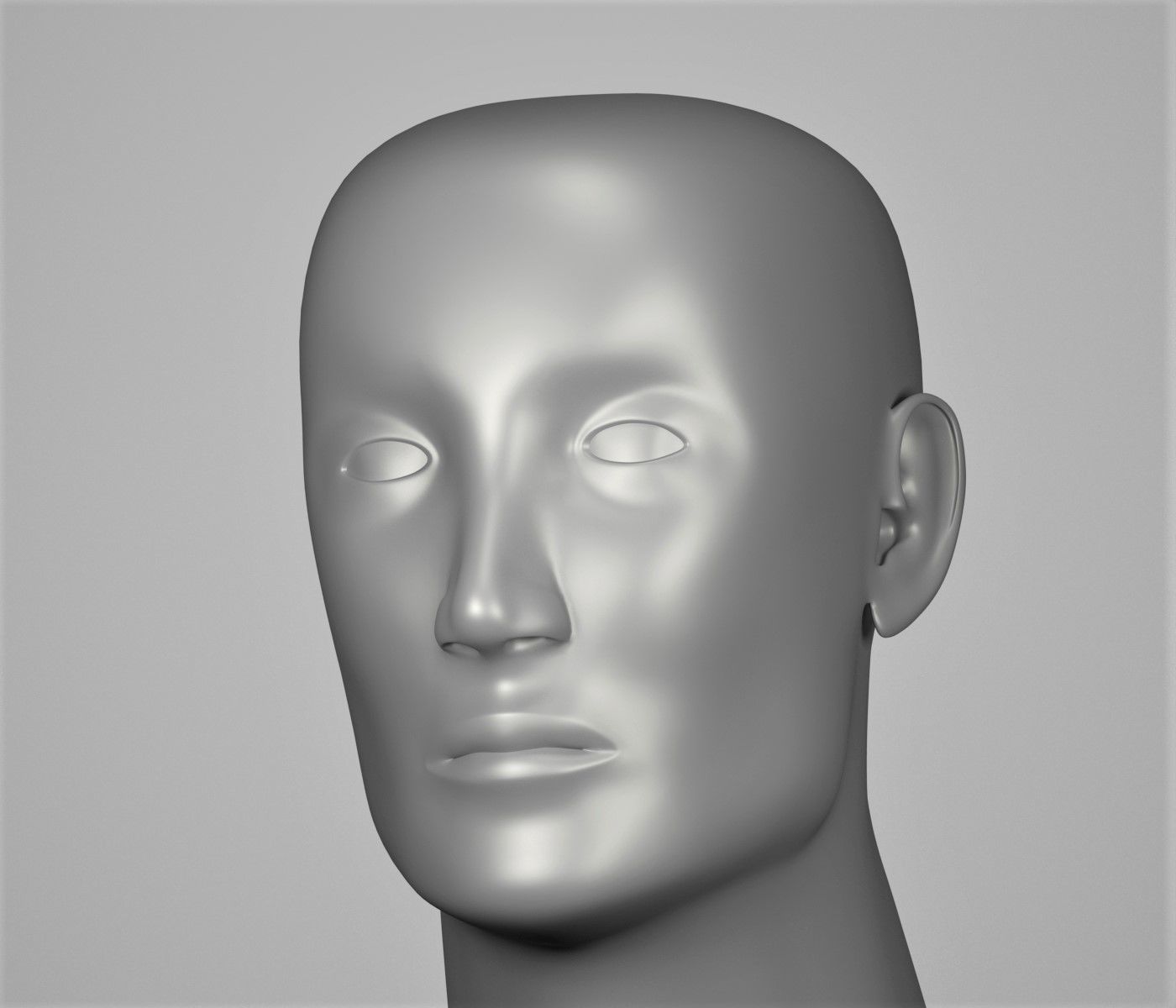3D model Male Head 3d Model VR / AR / low-poly | CGTrader